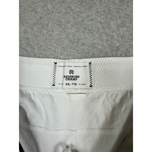 Reigning Champ Mens Size XXL White Solotex Mesh Shorts - Picture 3 of 15